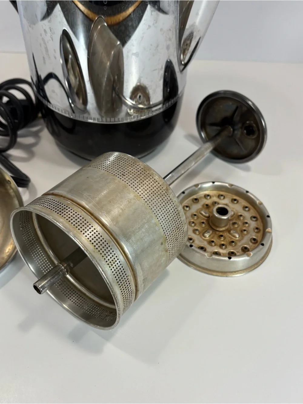 Vintage Sunbeam Deluxe Automatic Percolator AP-16 | 10 Cup - Tested Works